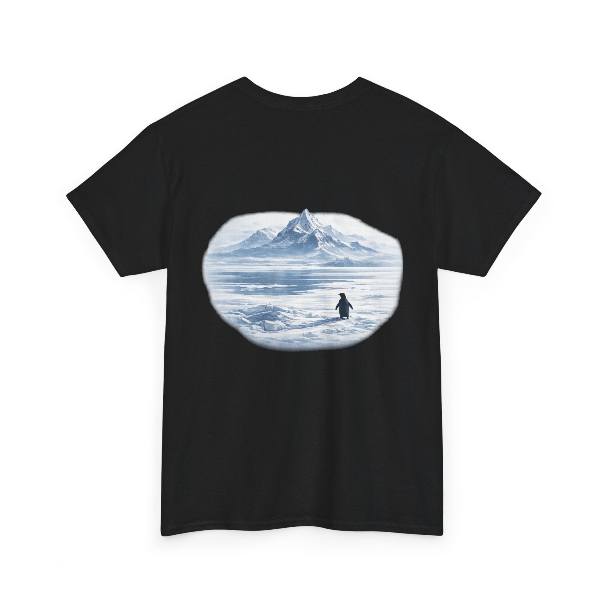 Lone Penguin Black T-Shirt
